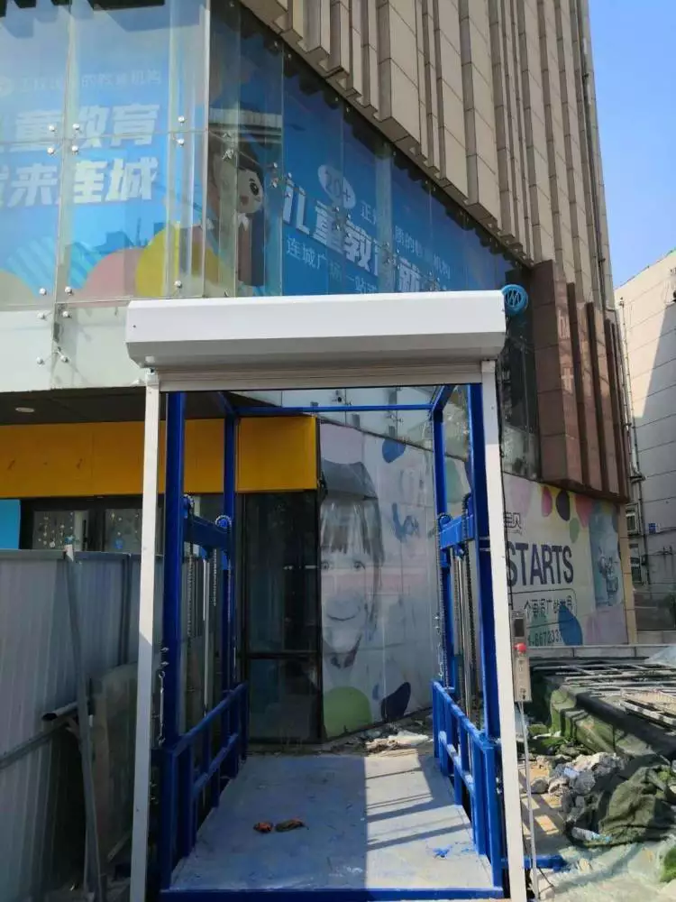 鞍山市一到四层升降货梯如何操作_济南亚林液压升降有限公司导轨式升降平台_