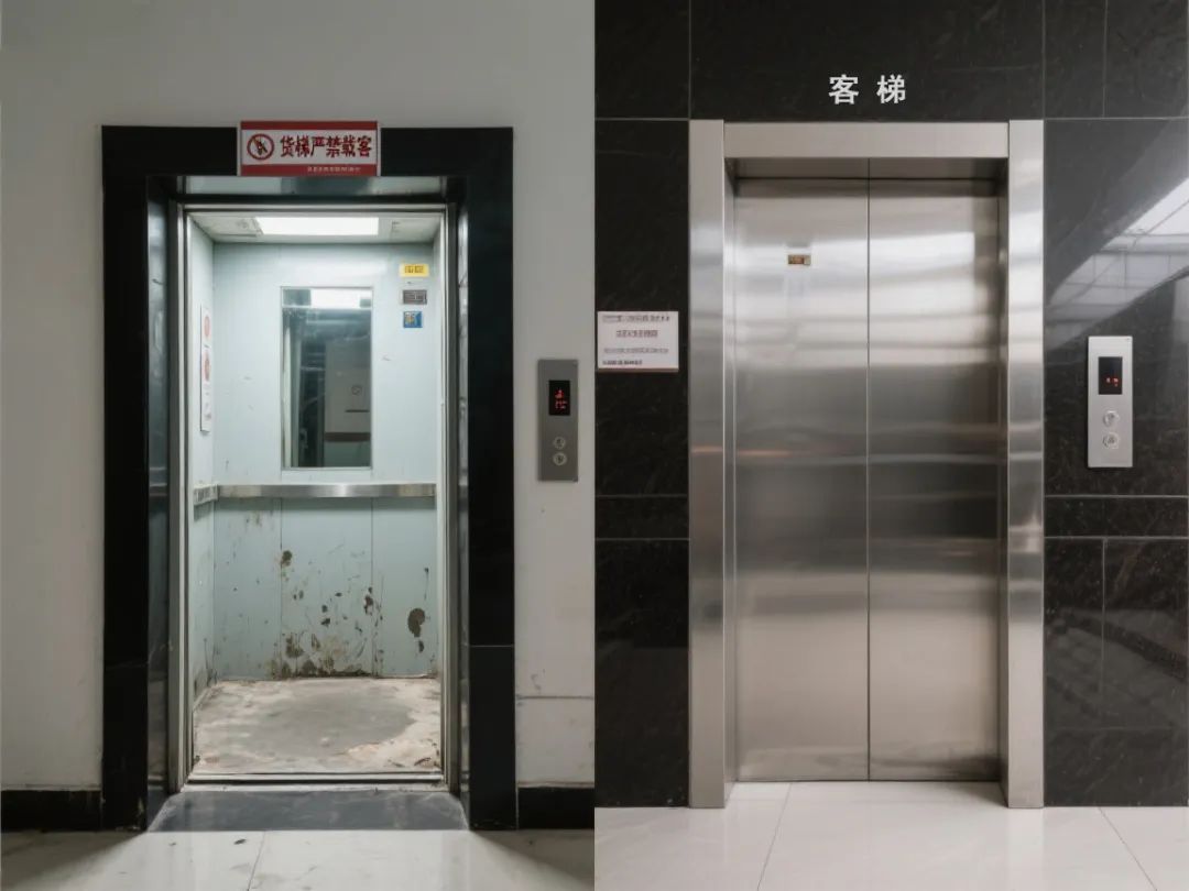 货梯严禁载客_如何正确安装导轨升降货梯_客梯货梯区别